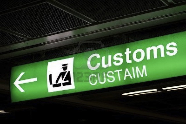 picture of customs airport logo